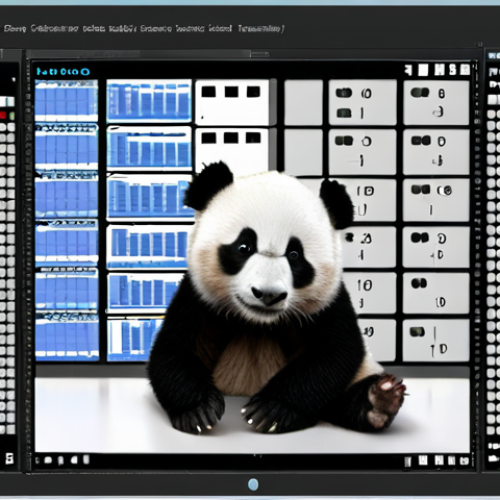 Home 15 **
> A data scientist using Pandas in Python to clean and merge data from multiple sources, visualizing a DataFrame with clear columns and rows. Focus on the code on the screen and the concept of data manipulation.
**