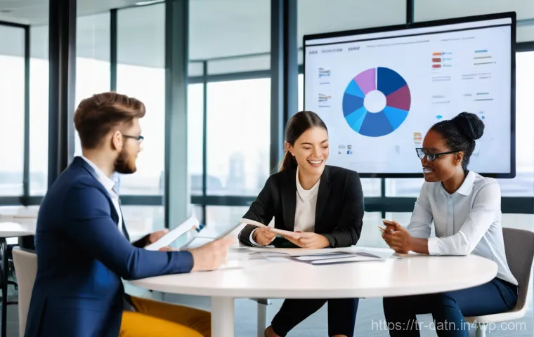 Kubernetes를 활용한 빅데이터 프레임워크 배포 방법 - **"A vibrant and modern office setting during daytime, filled with diverse professionals collaborati...
