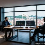 Home 18 Apache Zeppelin과 Jupyter Notebook 비교 - A modern tech office environment in Istanbul, featuring a diverse team of Turkish data scientists co...